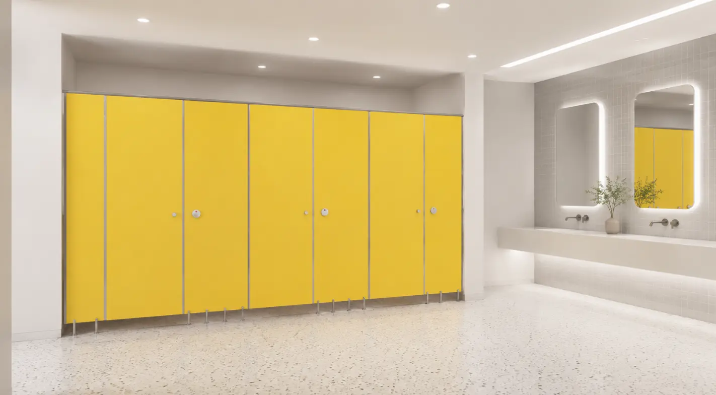 Yoğun kullanıma uygun WC kabin sistemi